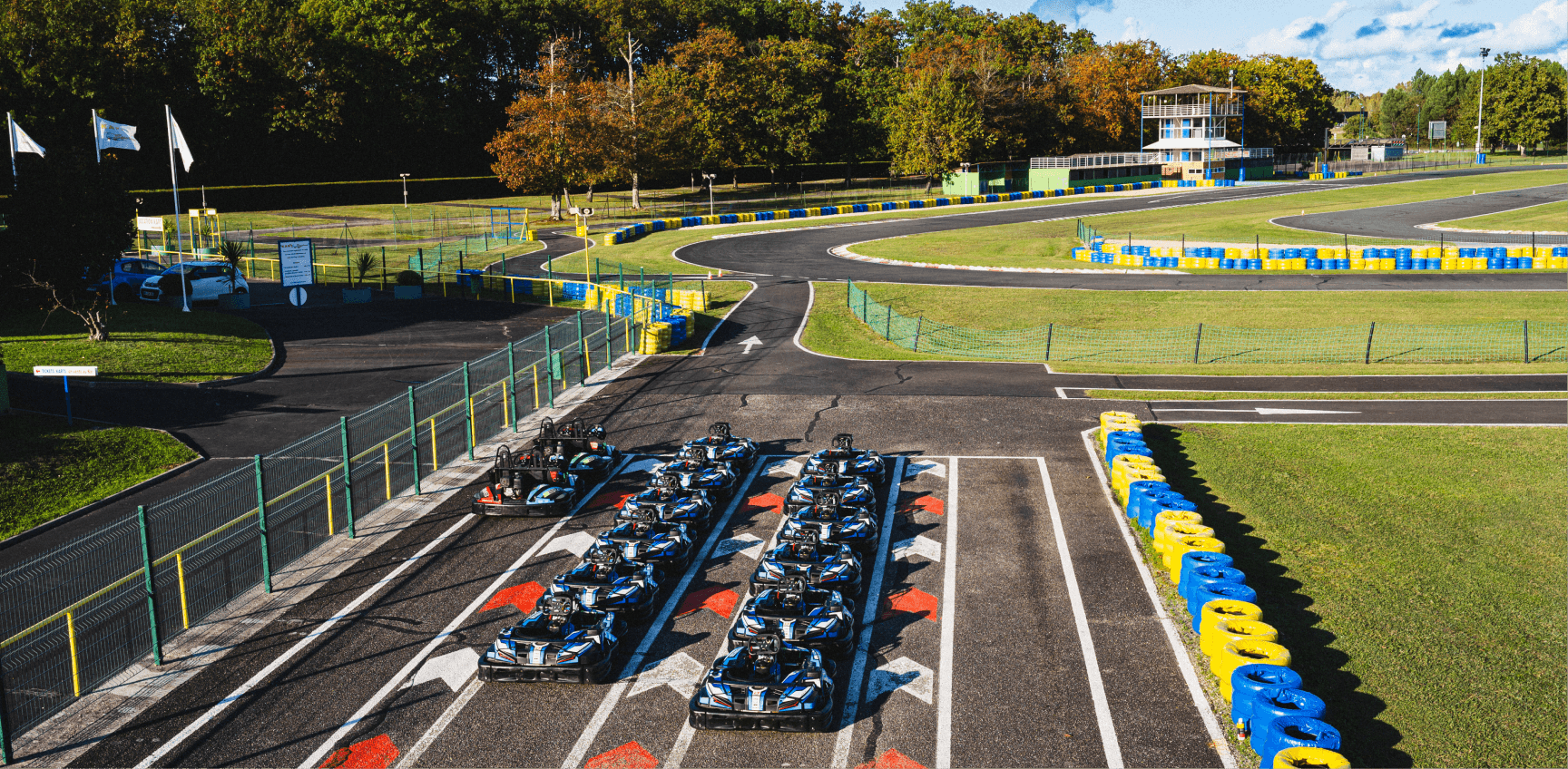 Piste de karting outdoor 1325m KART System Mérignac